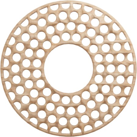 Ekena Millwork Fink Wood Fretwork Pierced Ceiling Medallion, Alder, 20"OD x 7 1/4"ID x 1/4"T CMWP20X20X0250FFAL